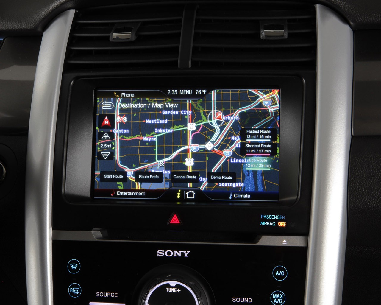 Ford edge navigation system 2011 #9