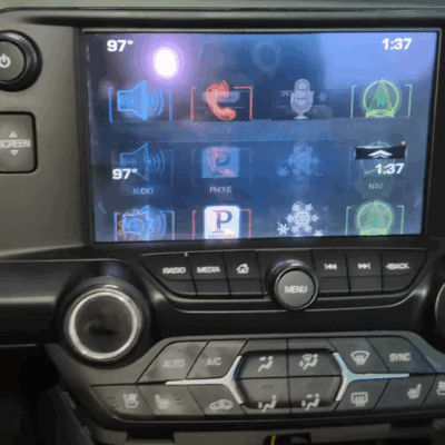 CORVETTE C7 2014-2019 SCREEN REPAIR